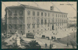 Bari Città Prefettura Tram Cartolina ZC1940 - Bari