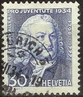Schweiz Suisse Pro Juventute 1934: Albrecht Haller Zu WI 72 Mi 284 Yv 281 Mit Stempel ZÜRICH 3 ?.XII.34 (Zu CHF 14.00) - Used Stamps
