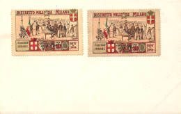 26730 " DISTRETTO MILITARE MILANO " -CART. POST. NON SPED. - Kasernen