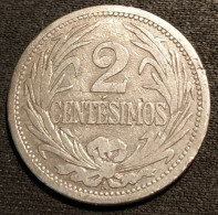 URUGUAY - 2 CENTESIMOS 1909 - KM 20 - Uruguay