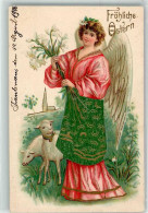 13949904 - Ostern Lamm Lithografie ASB Serie 148 - Angels