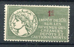 !!! FISCAL, IMPOT SUR LE REVENU N°45 NEUF * - Timbres