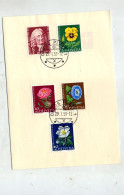 Feuillet  Cachet Davos Sur Pro Juventute 1958 - Postmark Collection