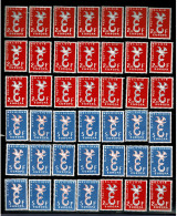 1958 1064-1065 ** Serie  (42 Timbres) Cote 198 € : " EUROPA 1958 " - Ongebruikt