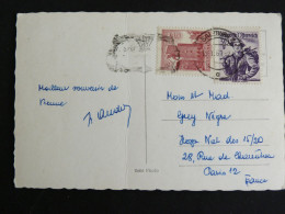 AUTRICHE AUSTRIA ÖSTERREICH AVEC YT 886 ET 872A COSTUME SALZBOURG PONGAU / RABENHOF - WIEN SCHÖNBRUNN - Lettres & Documents