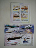 Zeppelins Planes # Guinea Bissau 2006 2x S/s Used #885 - Zeppelin