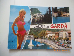 Cartolina Viaggiata "Saluti Da GARDA" Vedutine  1972 - Verona