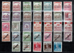 HONGRIE - PETIT LOT DE 33 TIMBRES NEUFS SANS CHARNIERES ** - Nuovi