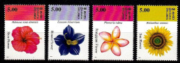 (0971) Sri Lanka  2012 / Flora / Flowers / Fleurs / Blumen   ** / Mnh  Michel 1915-18 - Sri Lanka (Ceylon) (1948-...)