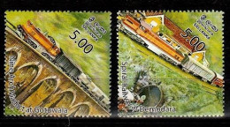 (1021) Sri Lanka  Transport / Railways / Trains / Chemin De Fer / Eisenbahn ** / Mnh  Michel 1985-86 - Sri Lanka (Ceylan) (1948-...)