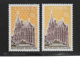 Europa De 1972 YT 1714 + B : Le Jaune-orange Foncé + Jaune Pâle. Superbe, Voir Le Scan. Cotes YT :0.50 € + 4 € = 4.50 €. - Neufs