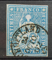 04 - 24 - Schweiz - Suisse N° 23 G - TB - Signé Marchand - Cote : 40 Euros - Usati