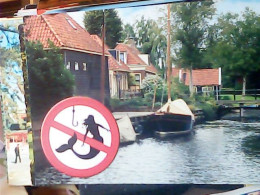 HOLLAND NEDERLAND CANAL  HUMOR CARTELLO DIVIETO SIRENA SIRENE   N2008  JV6140 - Sonstige & Ohne Zuordnung