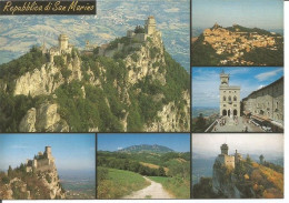 SAN MARINO POSTCARD - PARTIAL VIEW - San Marino