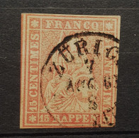 04 - 24 - Schweiz - Suisse N° 24 G -  - Signé Marchand - Cote : 90 Euros - Gebraucht