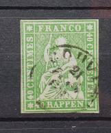 04 - 24 - Schweiz - Suisse N° 26 G - TB - Signé Marchand - Cote : 120 Euros - Oblitérés