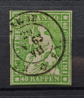 04 - 24 - Schweiz - Suisse N° 26 G - TB - Signé Marchand - Cote : 120 Euros - Gebruikt