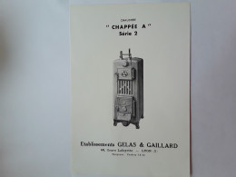 ETS GELAS & GAILLARD LYON CHAUDIÈRE RADIATEURS - Advertising