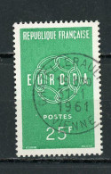 FRANCE - EUROPA   - N° Yvert 1218 Oblit Ronde DE “CHATELRAULT De 1961” - Used Stamps