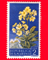 Nuovo - ML - SAN MARINO - 1957 - Fiori - 2ª Emissione - Primule - 2 - Ungebraucht