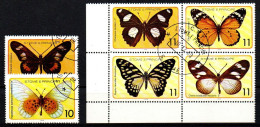 Sao Tome And Principe 1979 - Mi.Nr. 561 - 566 - Gestempelt Used - Tiere Animals Schmetterlinge Butterflies - Papillons
