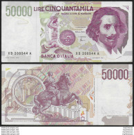 1999 Lire 50.000 Bernini 2° STP Alfa Rif. BI 909sp - Autres & Non Classés