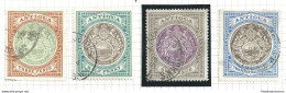 1903-07 ANTIGUA - SG N° 31+34/36  4 Valori  USED - Otros & Sin Clasificación