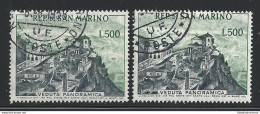 1958 SAN MARINO, N° 475  500 Lire Grigio E Verde  USATO - Altri & Non Classificati