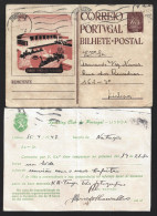 Entire Postcard $30 Parque Florestal Monsanto Topped By Sporting Clube Portugal. Soccer. Inteiro Postal Parque Monsanto - Postal Stationery