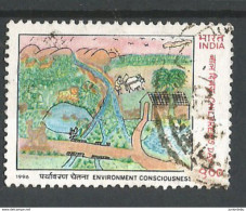India - 1996 - Childrens Day - Environment Consciousness  - USED. ( D ) , Condition As Per Scan. ( OL 24/02/2019) - Used Stamps