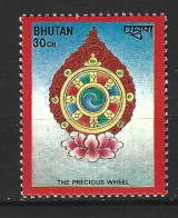 BHOUTAN. N°711 De 1986. The Precious Wheel. - Buddhismus