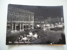 Cartolina Viaggiata "BARI Corso Cavour - Notturno" 1960 - Bari