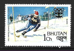 BHOUTAN. N°483 De 1976. Ski. - Skisport