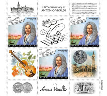 Sierra Leone 2023  Music 345th Anniversary Of Antonio Vivaldi S202403 - Sierra Leone (1961-...)