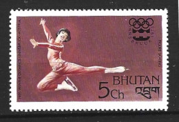 BHOUTAN. N°487 De 1976. Patinage Artistique. - Patinaje Artístico