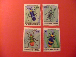 52 PAPUA NEW GUINEA / NUEVA GUINEA 1996 / FAUNA INSECTOS/ YVERT 754 /57 MNH - Escarabajos