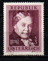 AUSTRIA - 1966 - M. E. VON ESCHENBACH - DRAMMATURGO E PREMIO NOBEL - USATO - Usados