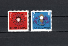 Romania 1967 Space, Expo Montreal 2 Stamps MNH - Europa