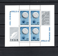 Romania 1968 Space, Apollo 8, S/s MNH - Europe