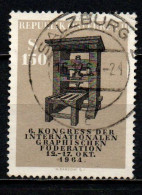 AUSTRIA - 1964 - 6° CONGRESSO DELLA FEDERAZIONE GRAFICA INTERNAZIONALE - USATO - Usados