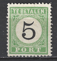 Curacao Port 2 Type 3 MLH ; Port Postage Due Timbre-taxe Postmarke Sellos De Correos 1889 - Curaçao, Antilles Neérlandaises, Aruba