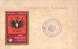 26747 " 21° CAVALLEGGERI DI PADOVA " TIMBRO-CART. POST. NON SPED. - Regiments