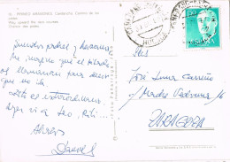 54840. Postal CANFRANC ESTACION (Huesca) 1962. Vistas Candanchu, Pirineo Aragones, Ski - Lettres & Documents