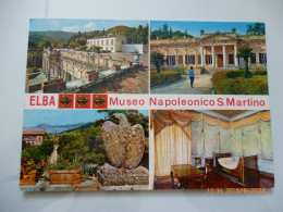 Cartolina Viaggiata "ISOLA D'ELBA Museo Napoleonico S. Martino" Vedutine 1971 - Livorno