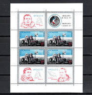 Romania 1971 Space, Apollo 15, S/s MNH - Europa