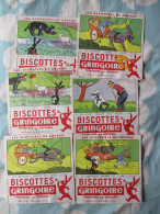 Lot De 6 Buvards Biscottes Gringoire - Zwieback