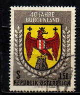 AUSTRIA - 1961 - 40° ANNIVERSARIO DELL'ANNESSIONE DEL BURGENLAND - USATO - Usados