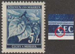 104/ Pof. 20, Plate Flaw, Stamps Field 64 - Neufs