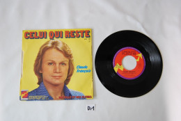 Di1- Vinyl 45 T - Claude François - Celui Qui Reste - Autres - Musique Française