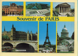 PARIS : Souvenir De Paris / Multivues (voir Scan Recto/verso) - Multi-vues, Vues Panoramiques